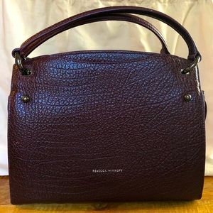 Brand NWT Rebecca Minkoff leather Val satchel bag purse